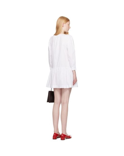Sandy Liang Black Delia Minidress