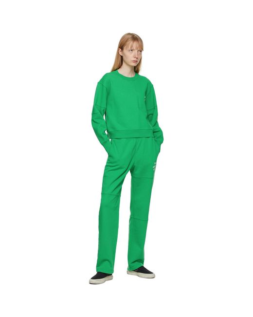 FRAME Green Mixed Sweatshirt
