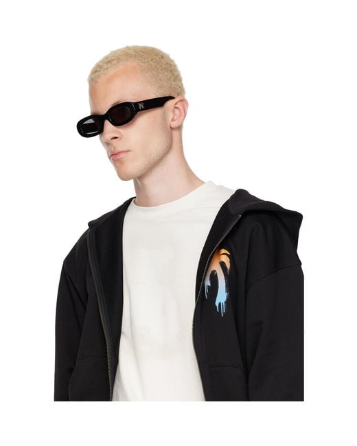 Palm Angels Brown Yolo Sunglasses for men