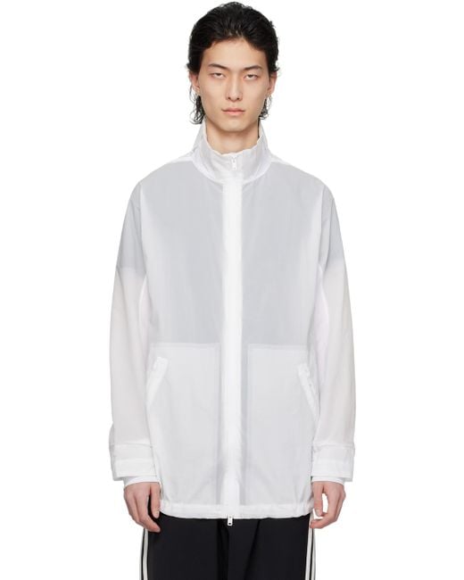 Y-3 White Real Madrid Edition Anthem Jacket for men