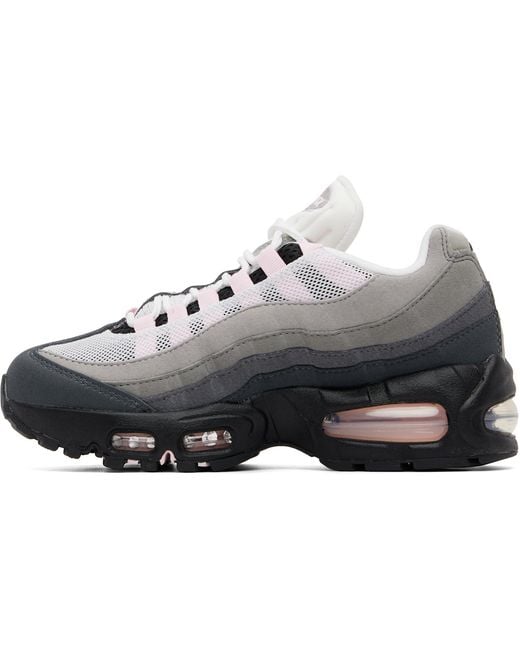 Nike Gray Air Max 95 Big Bubble Sneakers
