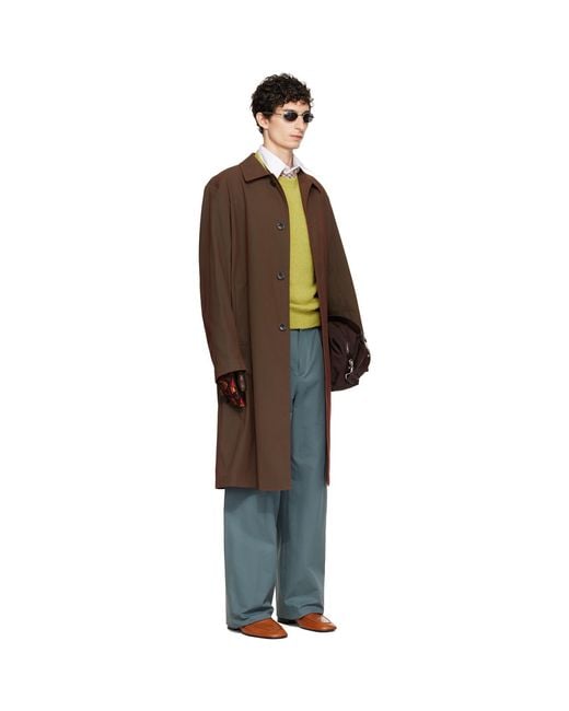 Dries Van Noten Multicolor Cotton Coat for men