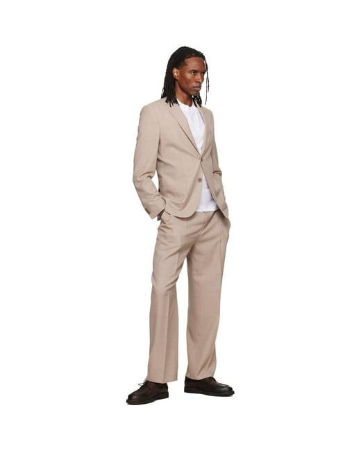 HUGO Natural Wool Trousers for men
