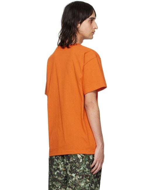 The North Face Orange Evolution T-shirt for men