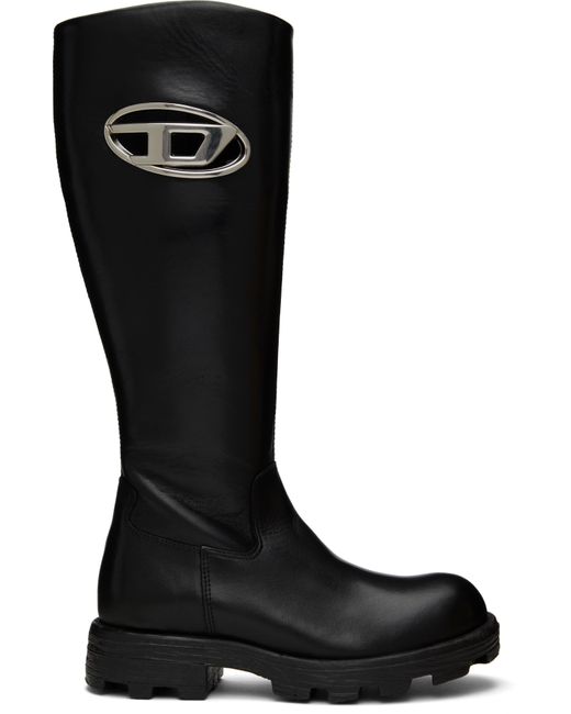 DIESEL D-Hammer Hb D W Tall Boots in Black | Lyst