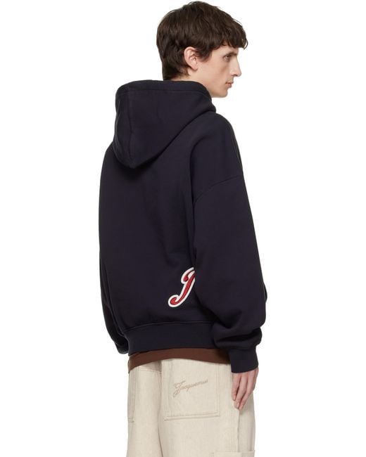 Jacquemus Blue 'The Gio' Hoodie for men
