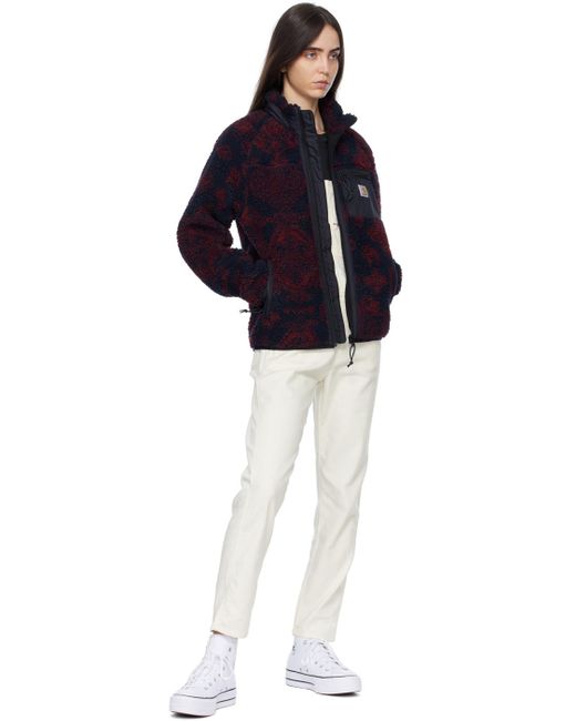Carhartt Blue Burgundy Prentis Jacket