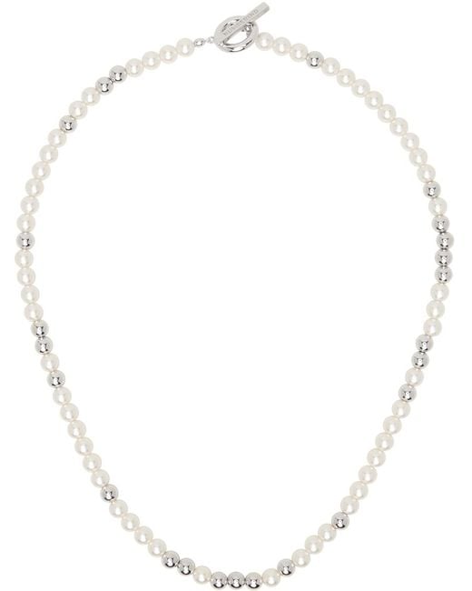 NUMBERING White #9705 Necklace for men