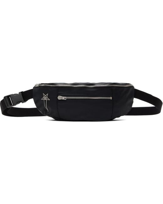 【新品未使用】RICK OWENS × CHAMPION Belt Bag Rick Owens Champion Edition Nylon Belt Bag in Black for Men