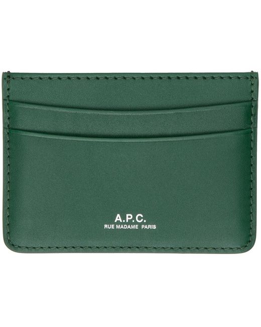 Porte-cartes andré vert A.P.C. pour homme en coloris Green
