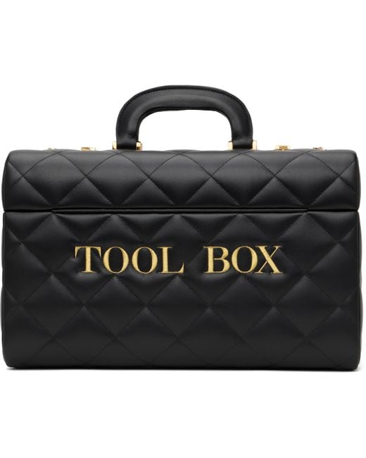 Moschino Black Tool Box Bag