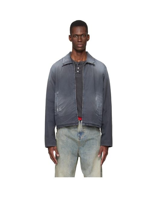Stockholm Surfboard Club Black Cotton Logo Jacket for men