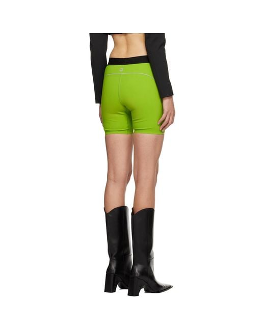 Coperni Green C+ Shorts