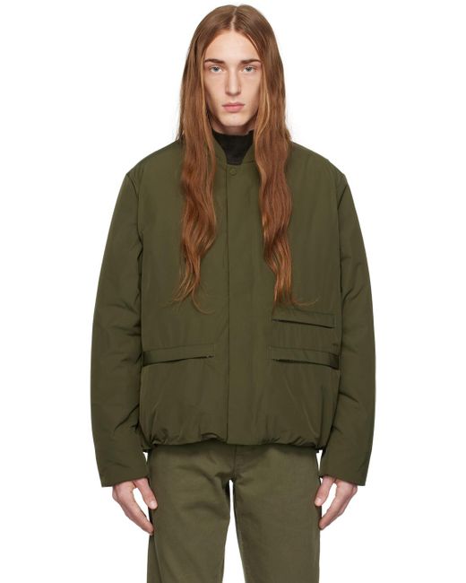 Norse Projects Green Khaki Ryan Bomber Jacket for men