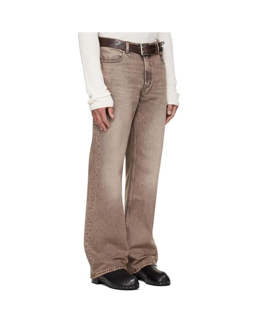 Our Legacy Natural Tan Carlson Cut Jeans for men