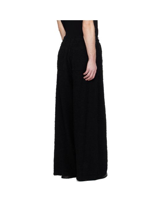 Julius Black Dk Wide Trousers for men