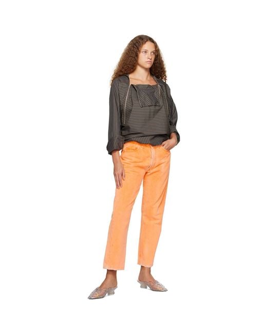 NOTSONORMAL Orange High Jeans