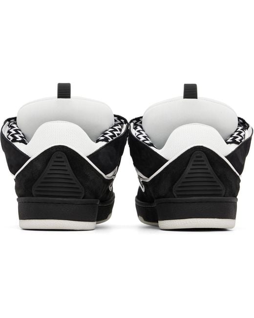 Lanvin Black Curb Sneakers