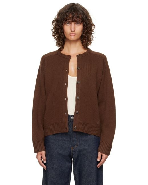 Loulou de Saison Black Aidar Lds Cashmere Blend Cardigan