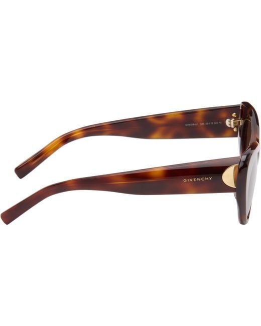 Givenchy Brown Bold Facet' Sunglasses