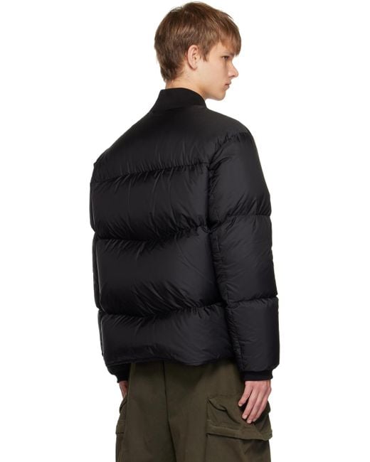 Moncler Black Diya Down Bomber Jacket for men