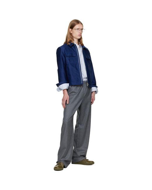 Lanvin Gray Pyjama Trousers for men