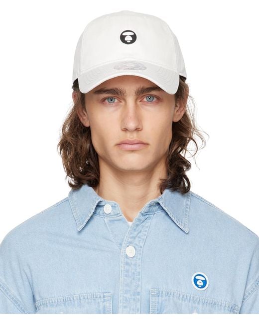 Aape By A Bathing Ape Blue Moonface Cap for men