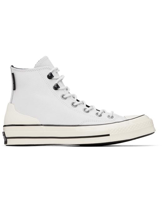 Converse Black Chuck 70 Leather Sneakers for men