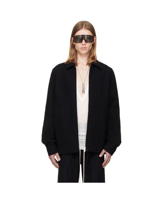 Rick Owens Black Tower Brad Jacket for men