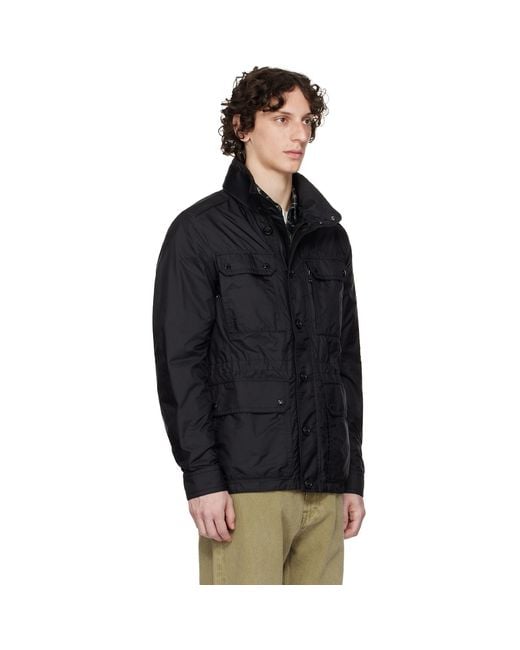 Moncler Black Lez Water-Repellent Field Jacket for men