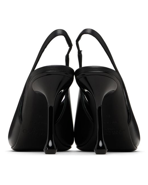 Jimmy Choo Black Burgundy Isa 95 Heels