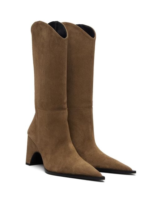 Coperni Brown Cowboy Bridge Boots