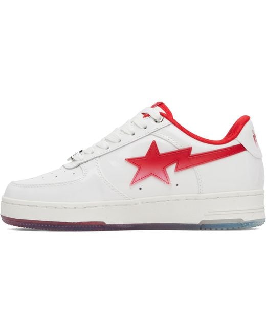 A Bathing Ape White Sta #4 Sneakers