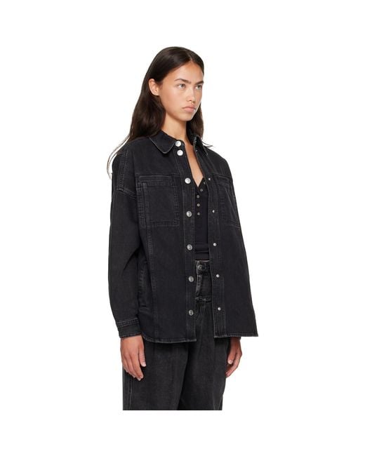 Isabel Marant Black Imana Denim Jacket