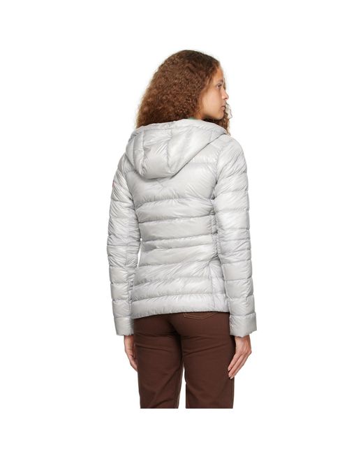 Canada Goose White Silver Cypress Down Jacket