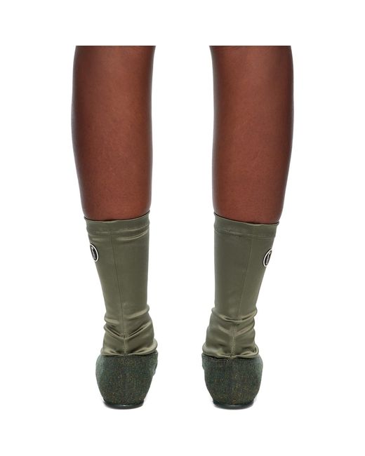 Kiko Kostadinov Brown Khaki Proxima Low Ballerina Boots