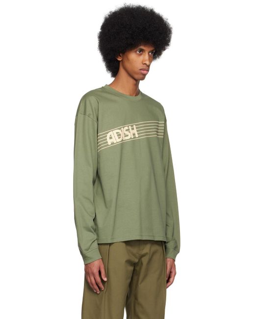 Adish Green Zahara Long Sleeve T-shirt for men