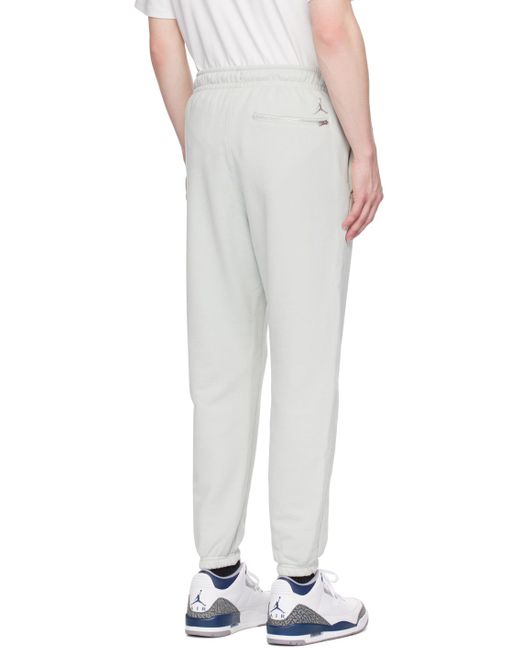 Nike White Jordan Wordmark Sweatpants for men