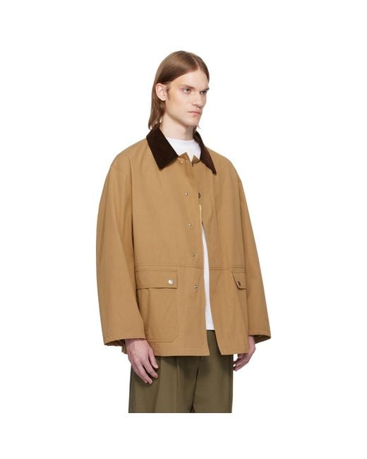 The Row Natural Tan Frank Jacket for men