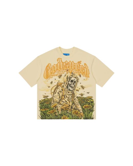 GODSPEED NEW YORK Black Save The Bees Ii T-Shirt Ng "Bone" Gs516" for men