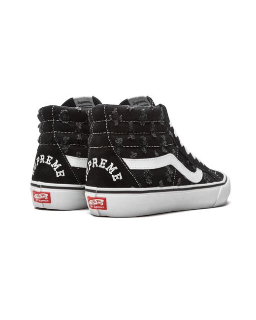 Vans Black Sk8-Hi "Supreme for men