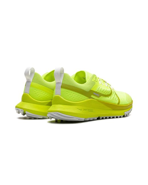 Nike Green React Pegasus Trail 4 "volt Bright Cactus" Shoes