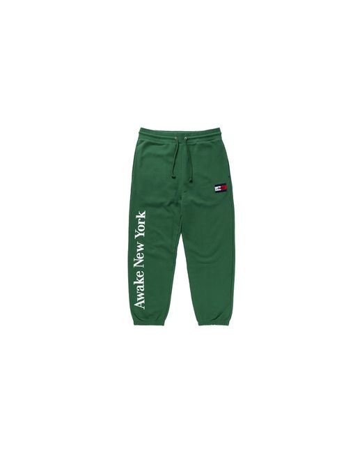 AWAKE NY Green X Tommy Hilfiger Losse Fit Sweatpants "Aviator" Dm0Dm18691 Lzn" for men