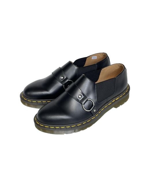 Dr. Martens Black Harvey Slip-On Shoes "Comme Des Garcons" 21032001" for men
