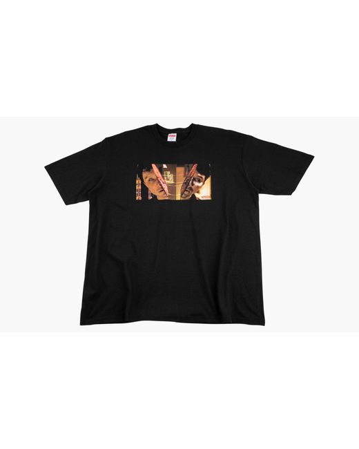 Supreme Black Split T-shirt "ss 20" for men