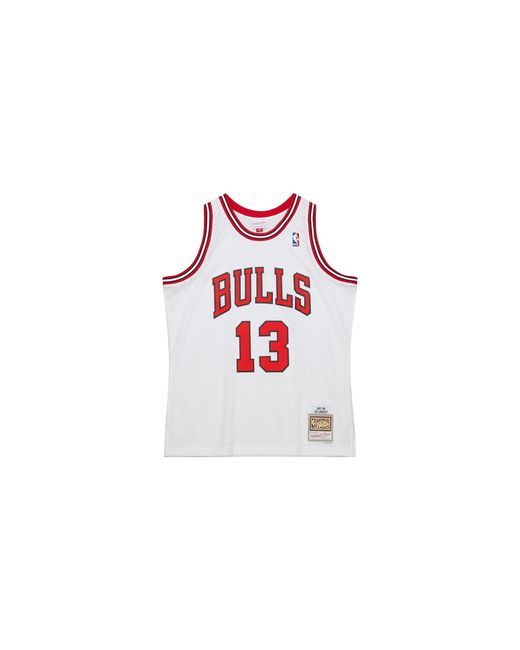 Mitchell & Ness Black Nba Luc Longley Jersey "1997 Chicago Bulls for men