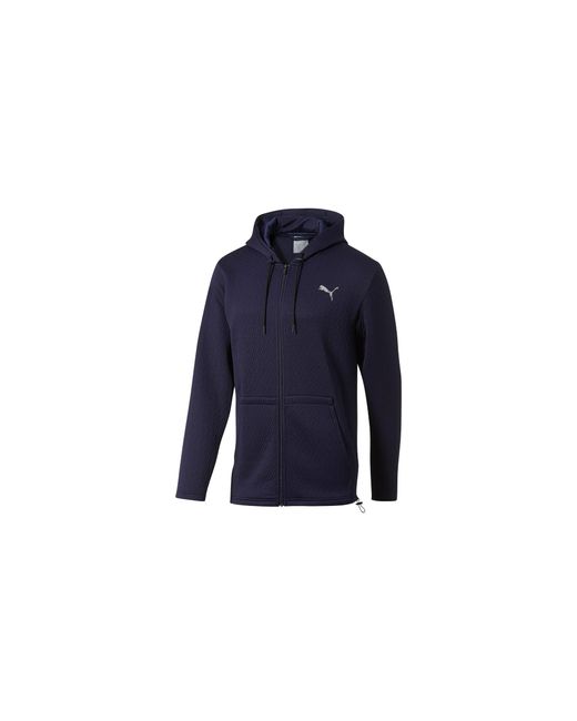 PUMA Blue Vent Hooded Jacket "Peacoat" 516860 02" for men