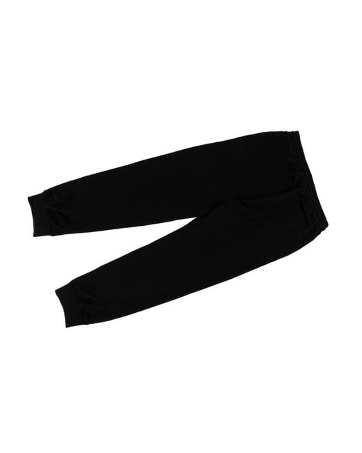 Delantic Black Logo Velour-Lined Sweatpants Burrr Sweatpants" Dela004" for men