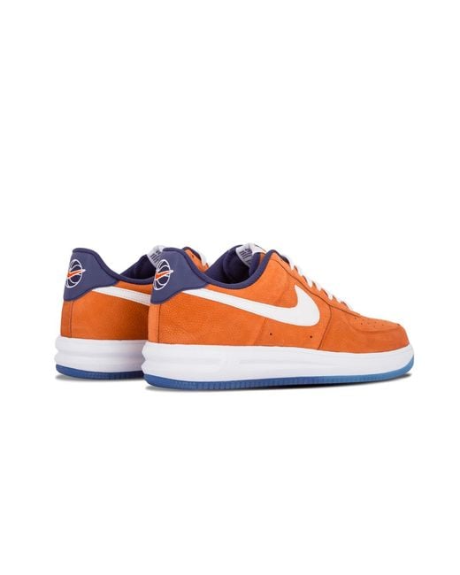 Nike Blue Lunar Force 1 '14 Wc Qs "Basketball" 704009 800" for men