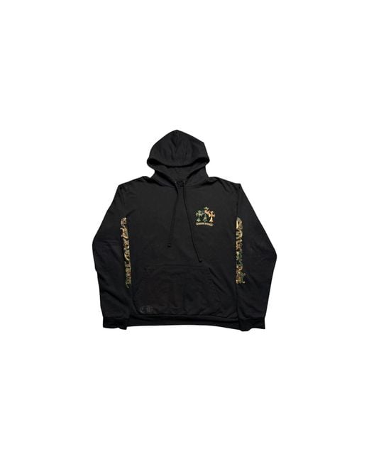 Chrome Hearts Black Triple Cross Horseshoe Hoodie Chrm1345" for men